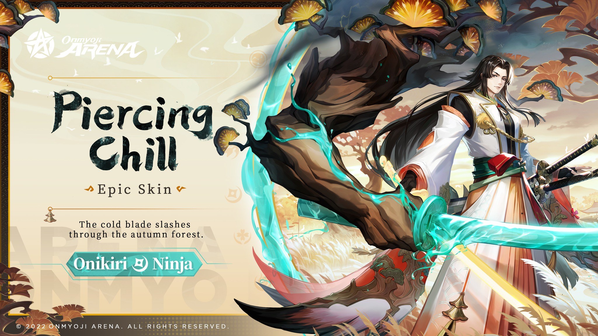 Skin Epic Baru Onikiri, Piercing Chill di Onmyoji Arena!