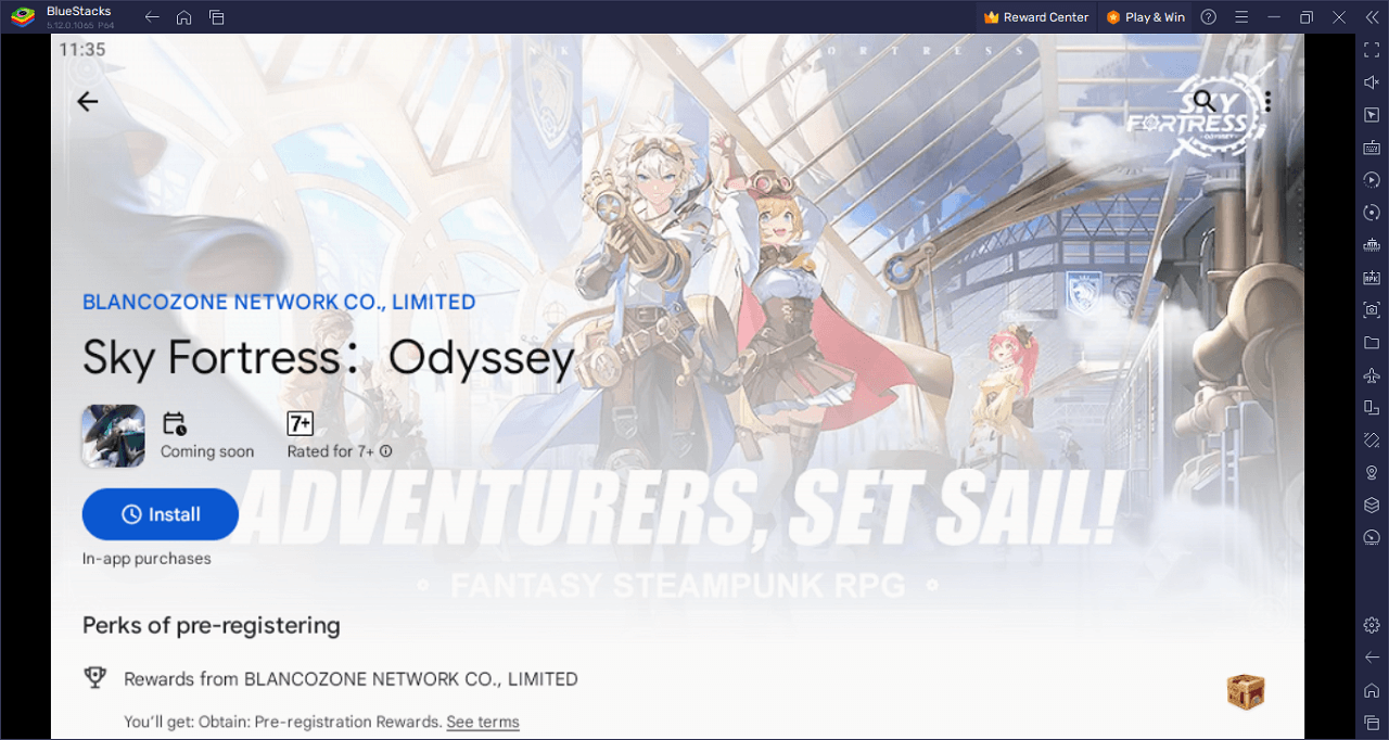 How to Play Sky Fortress：Odyssey on PC With BlueStacks