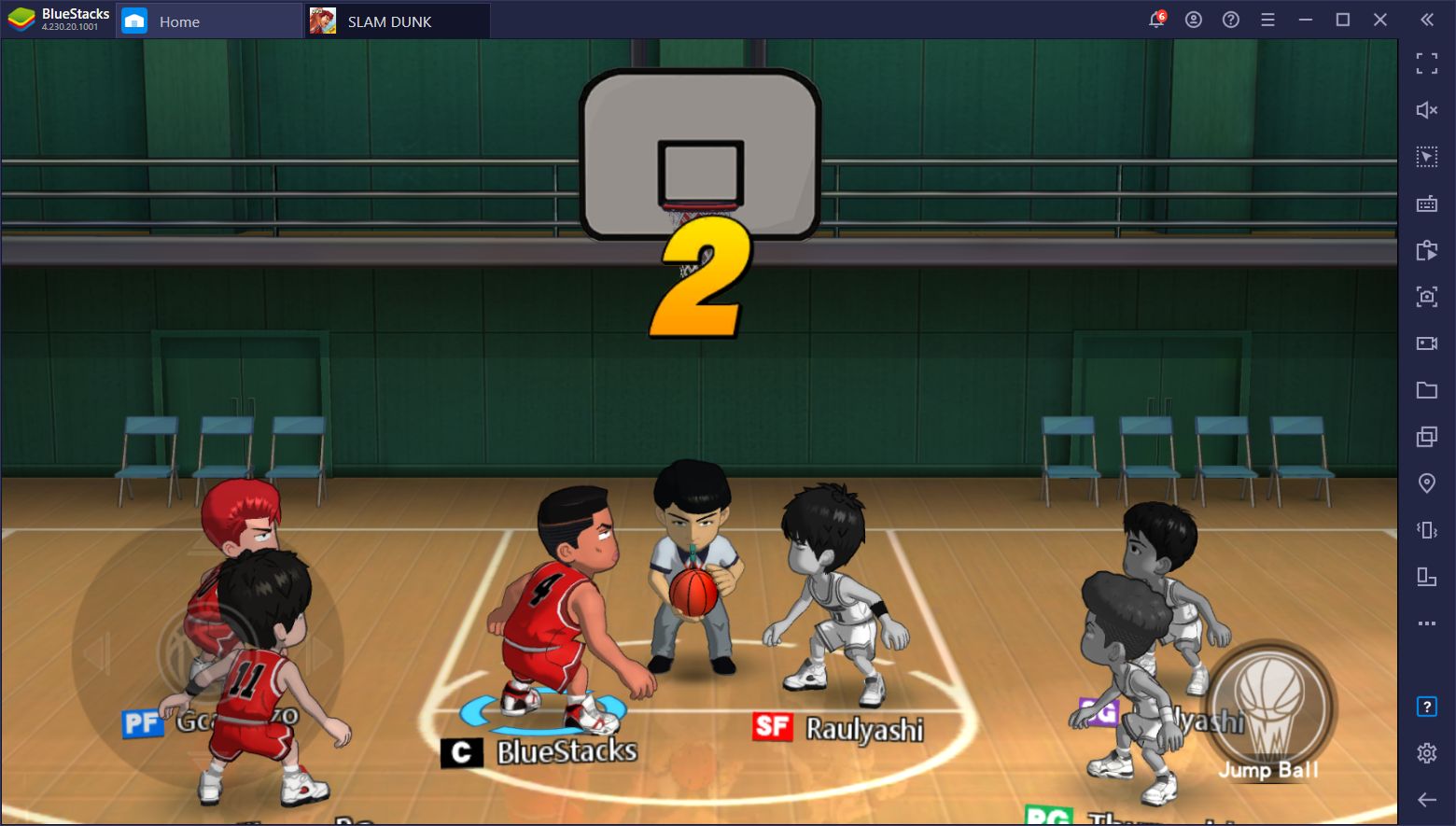 Basketball Slam Dunk 🕹️ Two Player Games