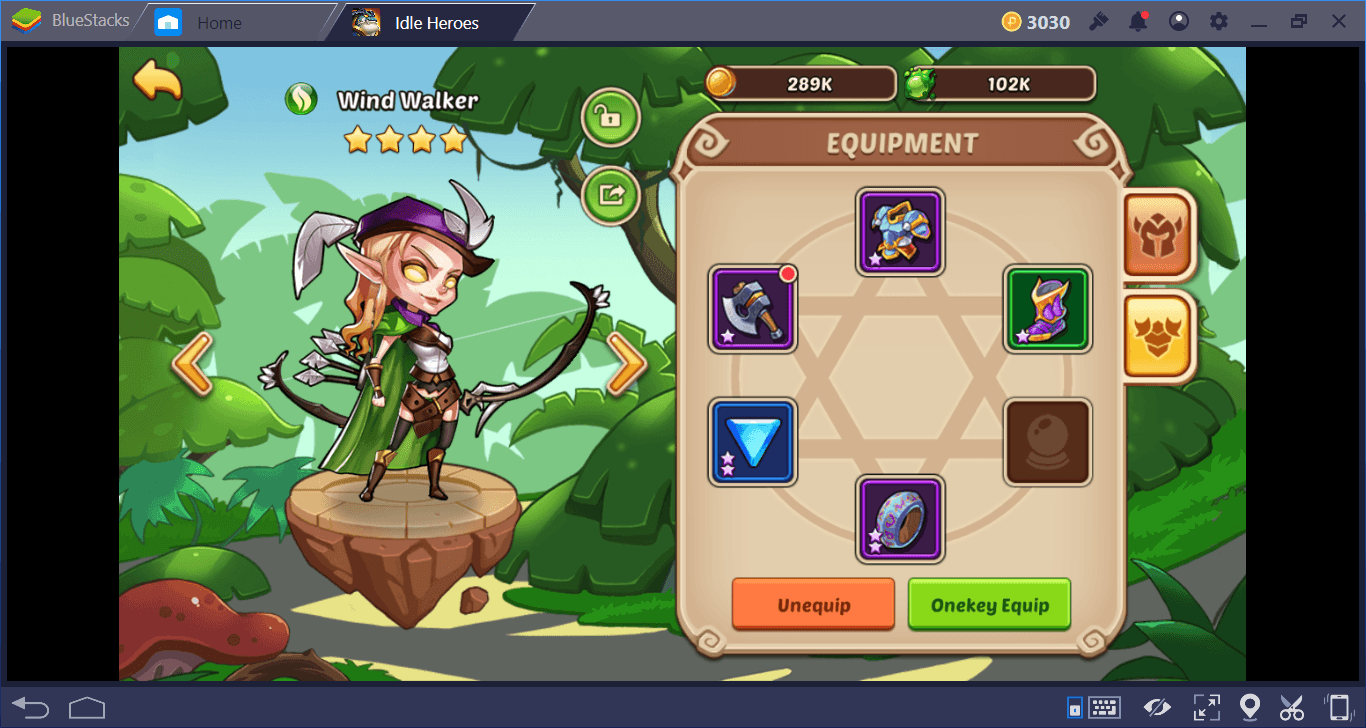 Idle Heroes on PC: Equipment, Artifacts, and Treasures Guide