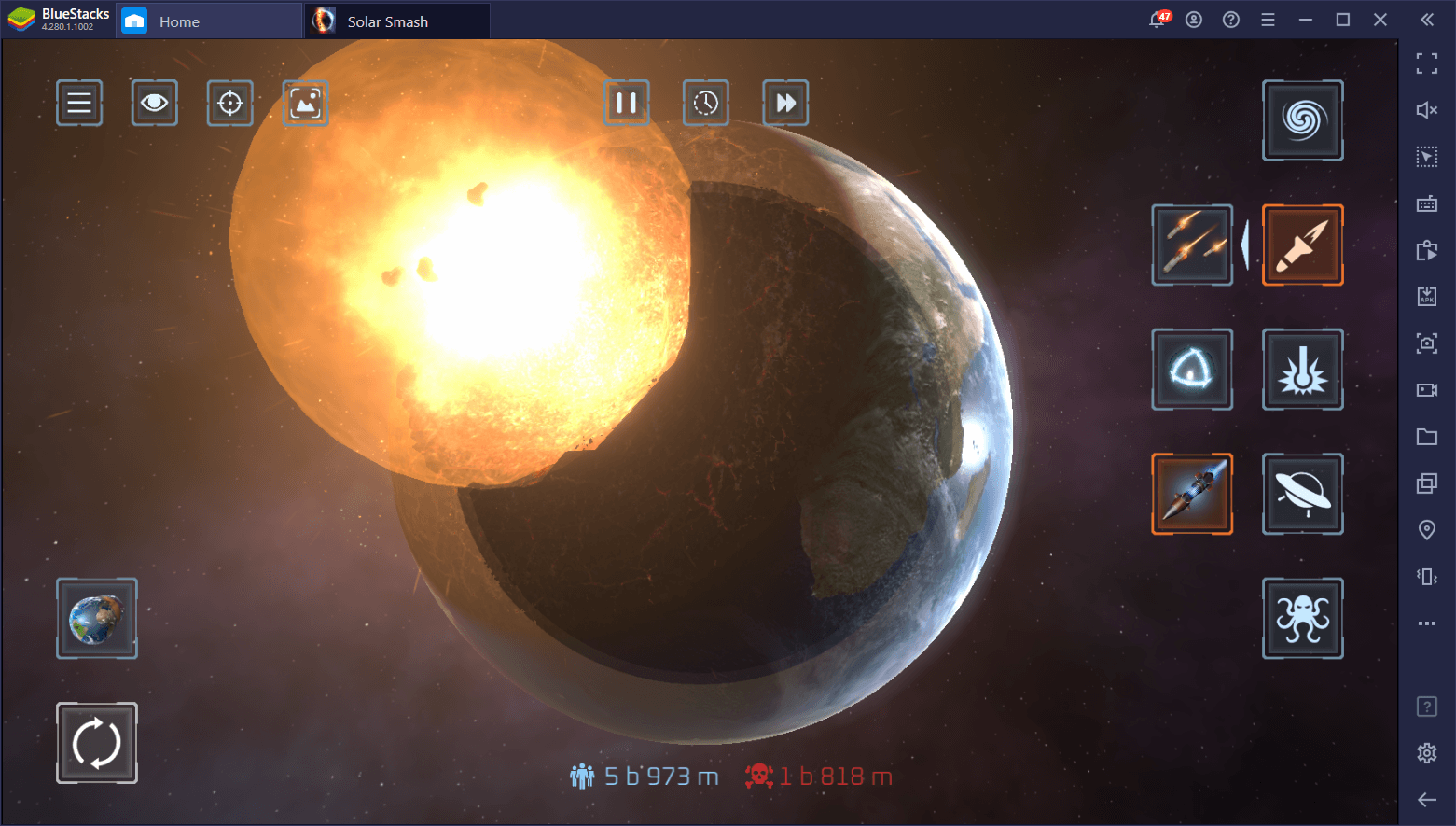 Play Solar Smash Online on  - Destroy Planets on Any Device