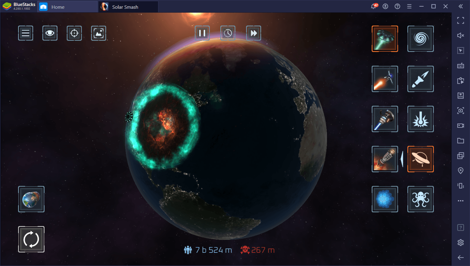 Play Solar Smash Online on  - Destroy Planets on Any Device