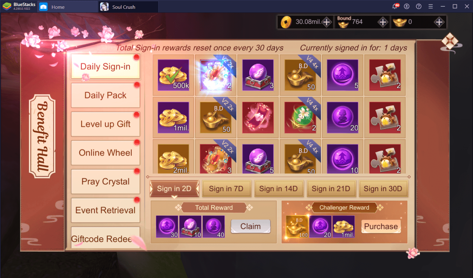 Farming EXP, Copper, and Bound Ingots in Soul Crush: Kongfu World