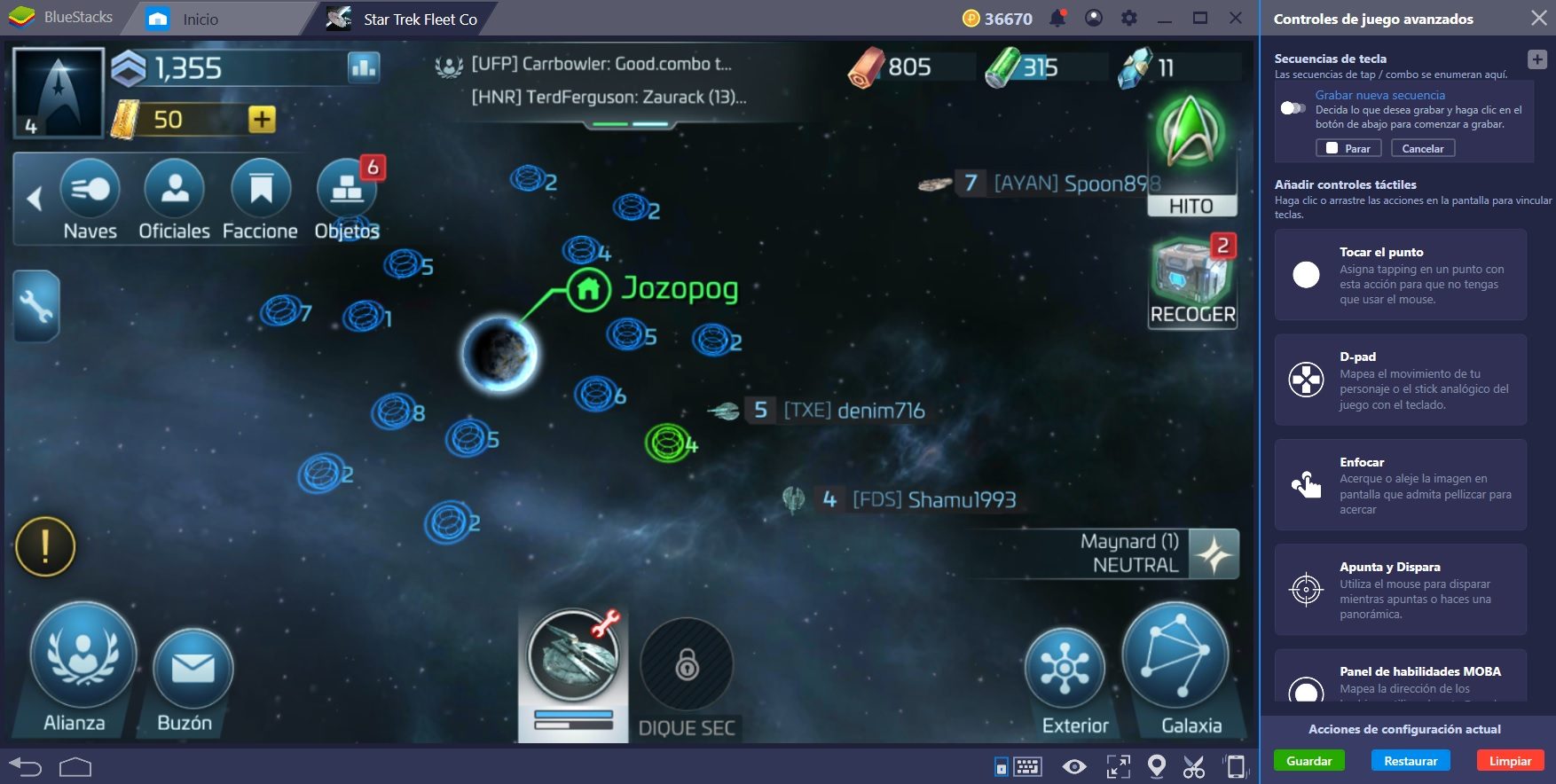 Conquista el Cuadrante en Star Trek Fleet Command con BlueStacks 4