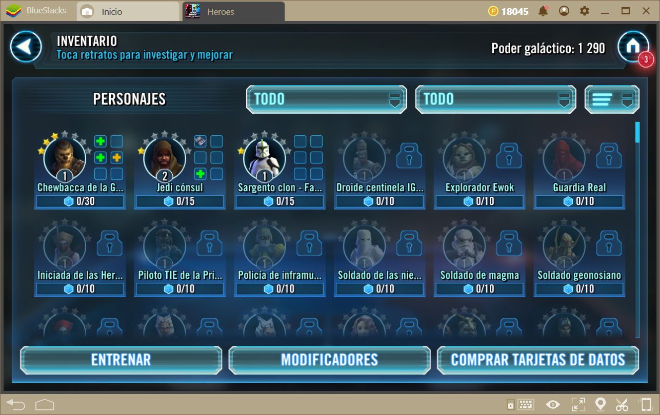 Guía Para Principiantes en Star Wars: Galaxy of Heroes