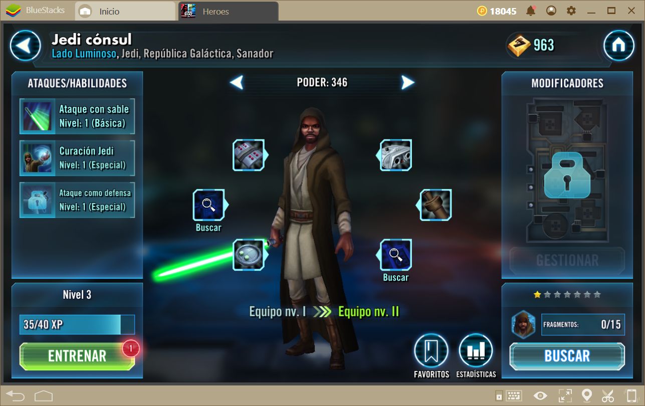 Guía de Combate Para Star Wars: Galaxy of Heroes