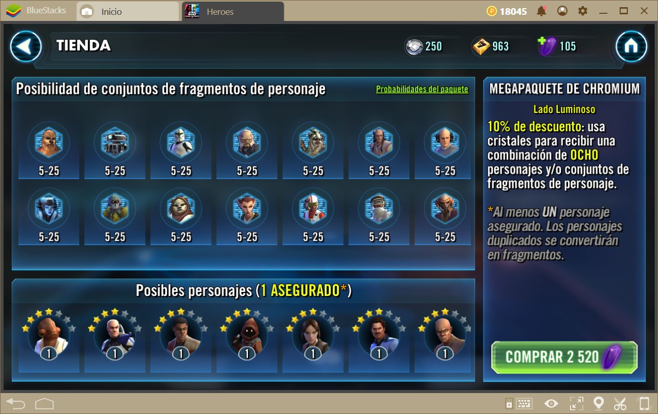 Guía de Combate Para Star Wars: Galaxy of Heroes