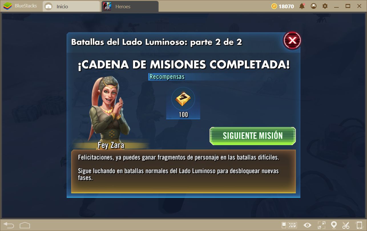 Consejos Para Subir de Nivel Rápido en Star Wars: Galaxy of Heroes