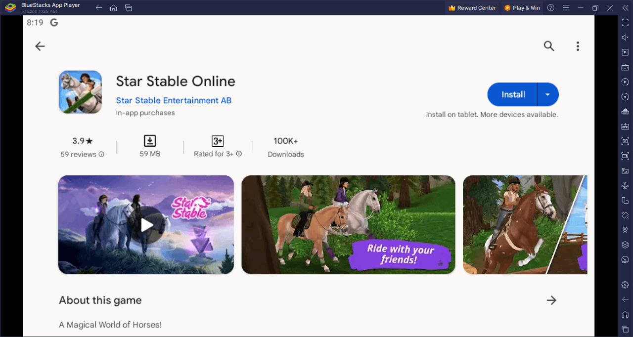 How to Play Star Stable Online on PC With BlueStacks