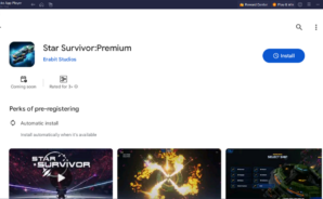 How to Play Star Survivor:Premium on PC With BlueStacks