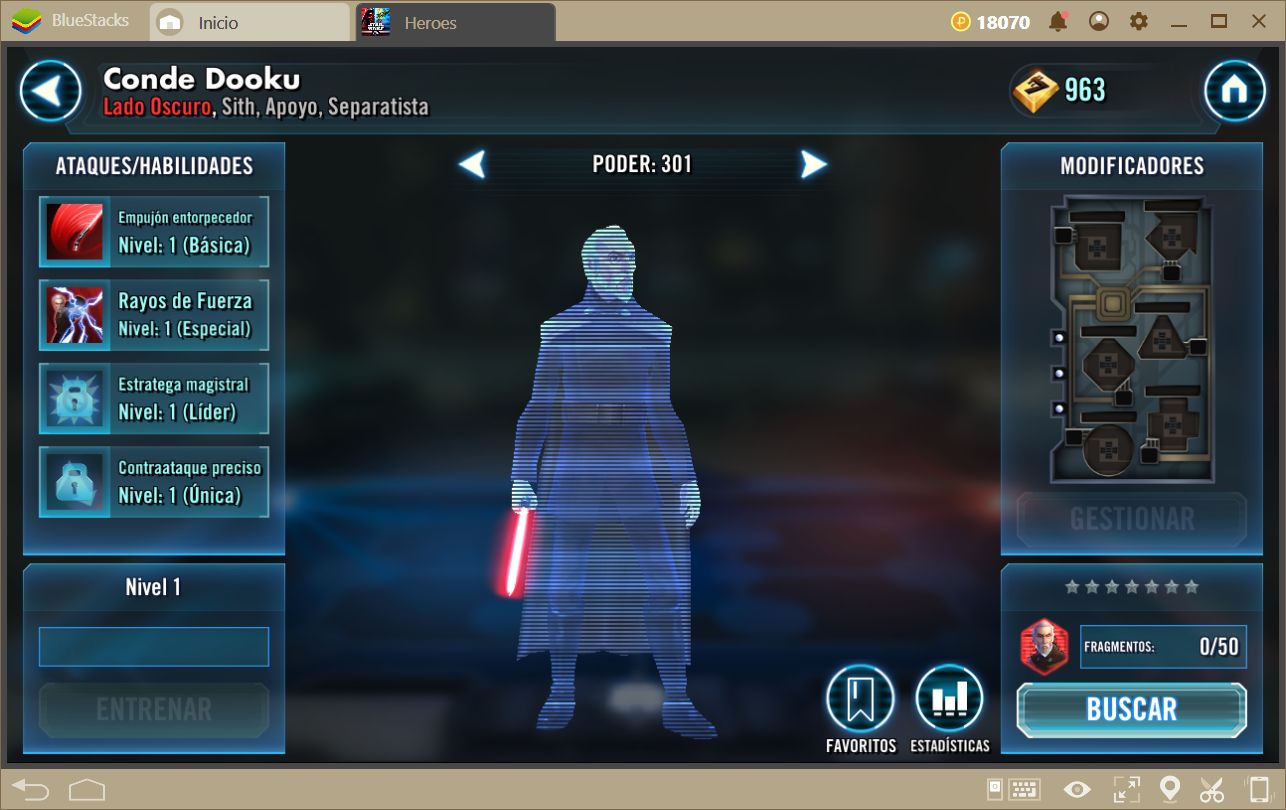 Los Mejores Escuadrones en Star Wars: Galaxy of Heroes