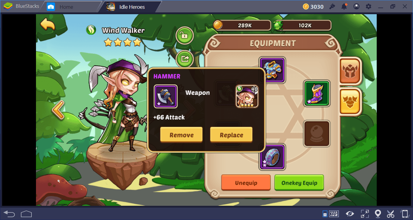 Idle Heroes on PC: Equipment, Artifacts, and Treasures Guide