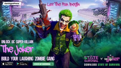 Siêu ác nhân hề Joker xuất hiện trong States of Survival
