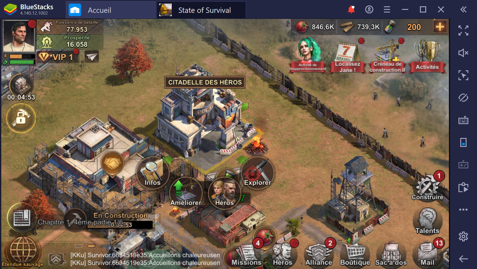 State of Survival sur PC : Recruter une armée pour massacrer les zombies