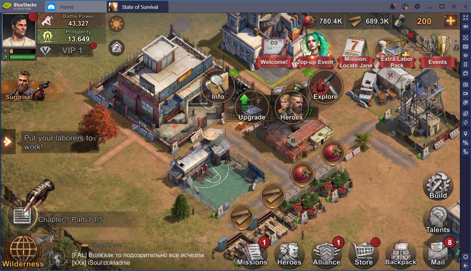 State Of Survival On Pc Using Bluestacks To Win In This Zombie Game