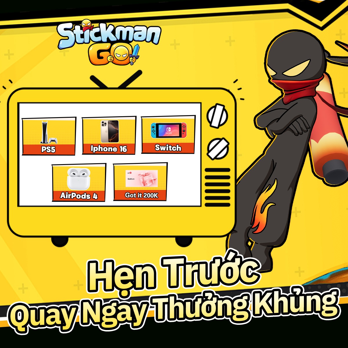 Game MMO treo máy “Stickman GO” chính thức ra mắt hôm nay – Nhận giftcode độc quyền từ các KOL hàng đầu!