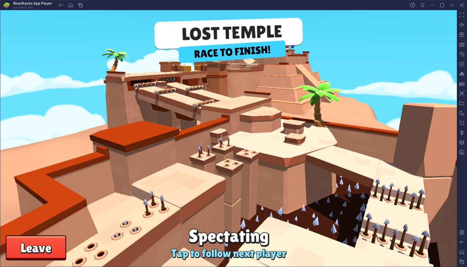 Stumble Guys - Map practice tournaments have been opened! The practice maps  will change on weekly. There are no gem rewards. Maps for this week: -  Laser Trace - Lost Temple 