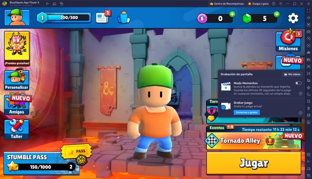 Funciones de BlueStacks para mejorar tu experiencia de juego de Stumble Guys