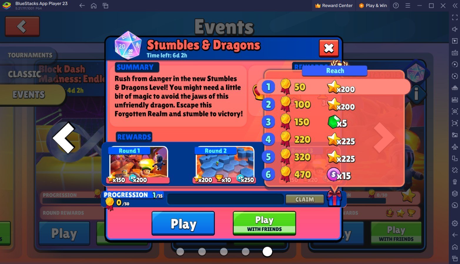 Actualización 0.68 de Stumble Guys: colaboración en Dungeon &amp; Dragons, nuevos mapas y nuevas mecánicas de niveles