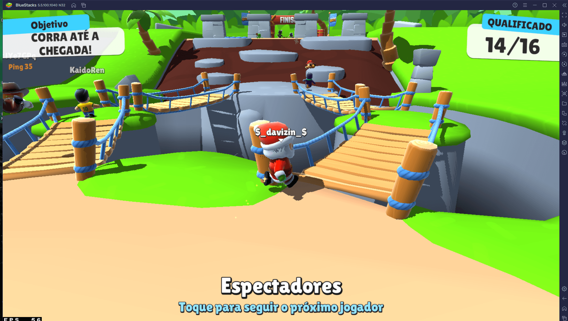 Mapas de Corrida em Stumble Guys: Multiplayer Royale