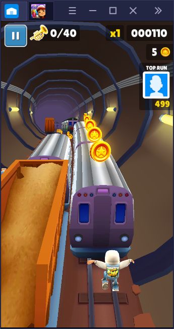 Como jogar Subway surfers no pc com bluestacks 5 - Dluz Games