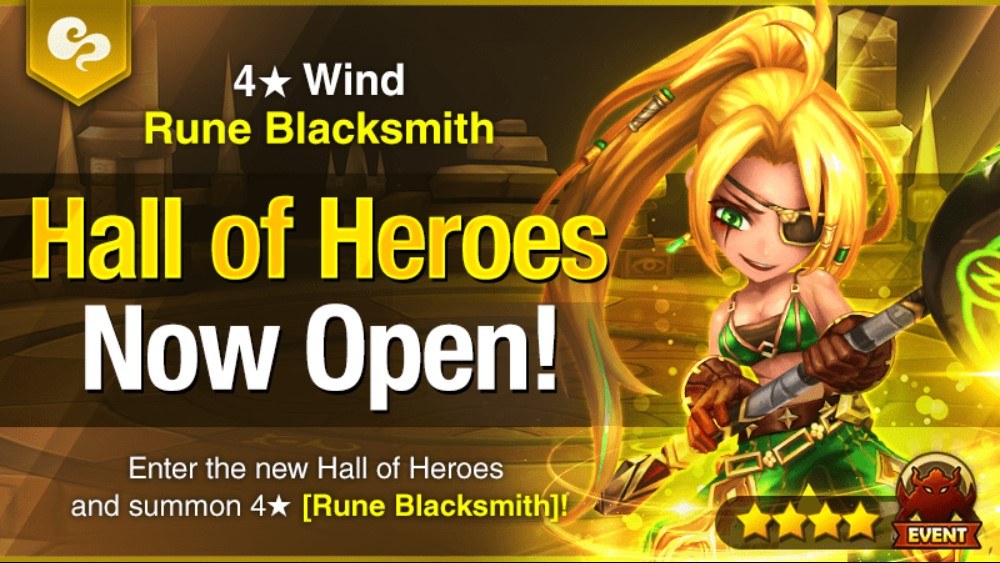 Summoners War: Sky Arena – Wind Rune Blacksmith Hall of Heroes