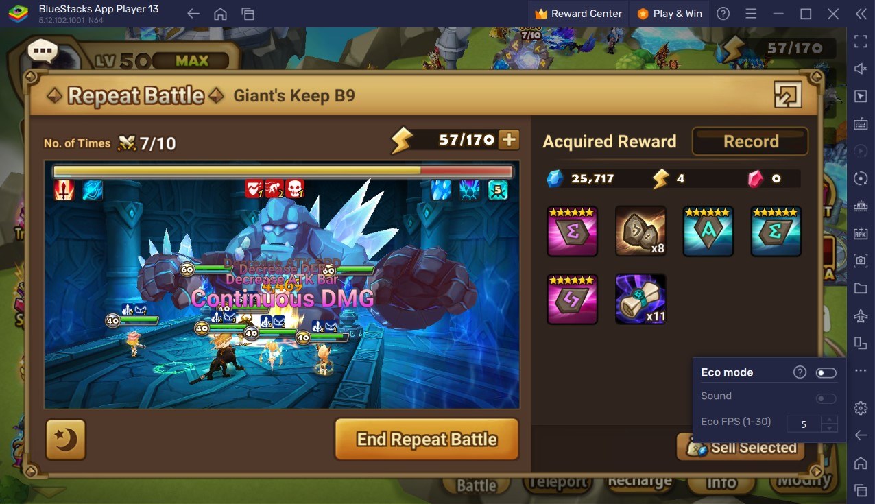 BlueStacks Features to Save Time and Increase Efficiency playing Summoners  War: Sky Arena