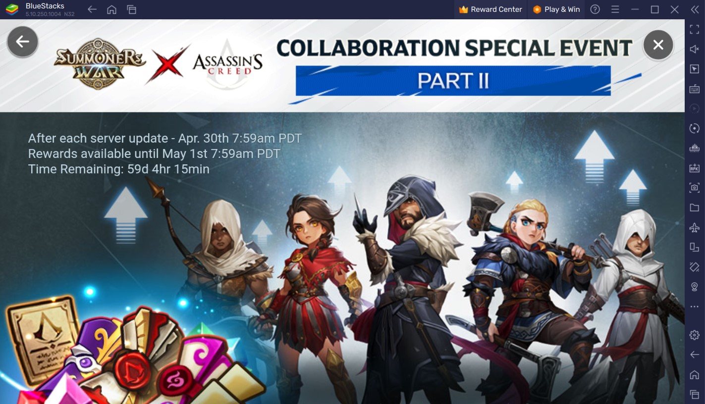 summonerswarapp on X: [Assassin's Creed] Special Part VI: Assassin's Creed  Scroll Giveaway Event 🔥 Earn points by completing Bayek's missions and get  an [Assassin's Creed Scroll]! Schedule Mar. 23rd 7pm - Apr.