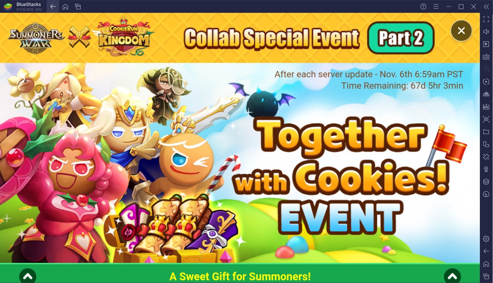 Summoners War X Cookie Run Kingdom Collaboration Events and Rewards