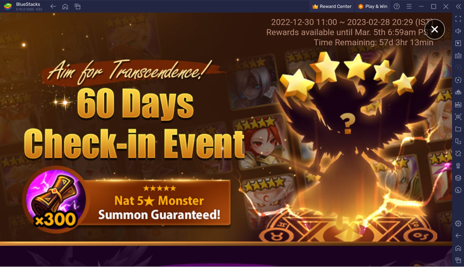 Summoners War: Sky Arena – Get Your Free Natural 5-Star with New Transcendence Event