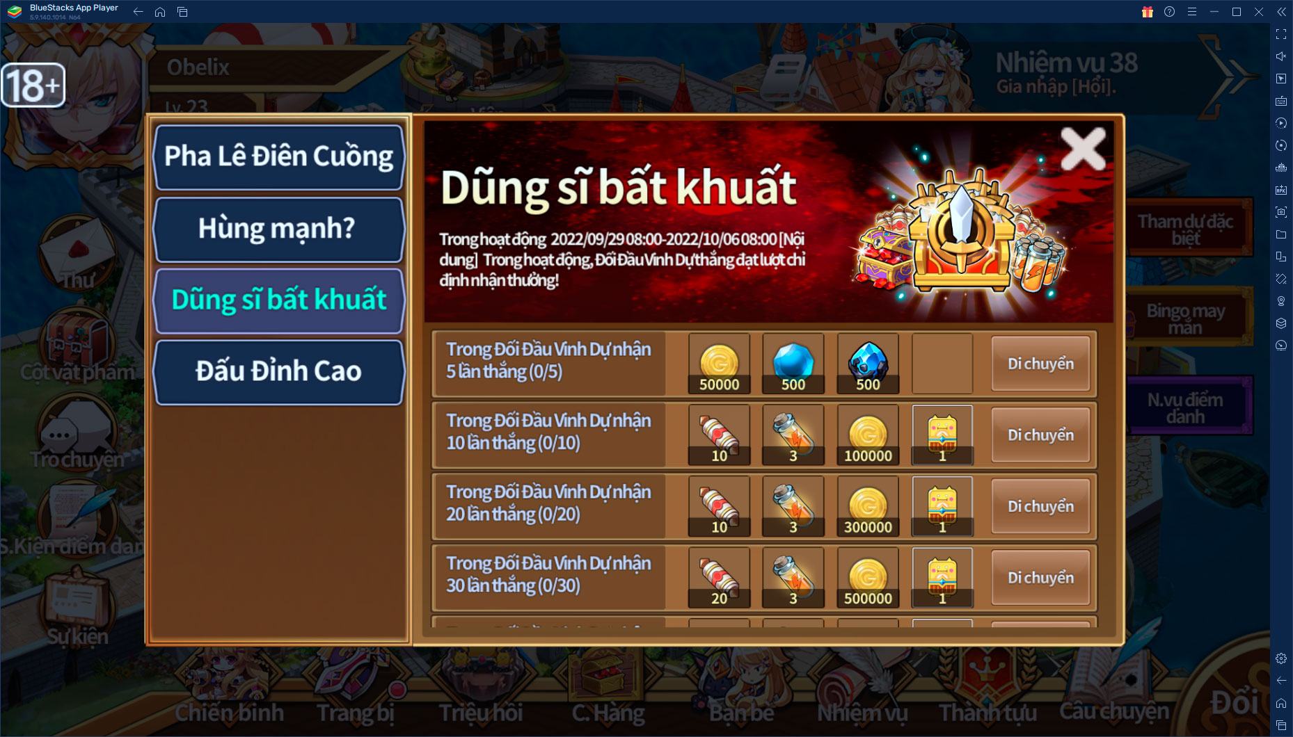 Hướng dẫn game thủ mới chơi Super Fantasy War trên PC