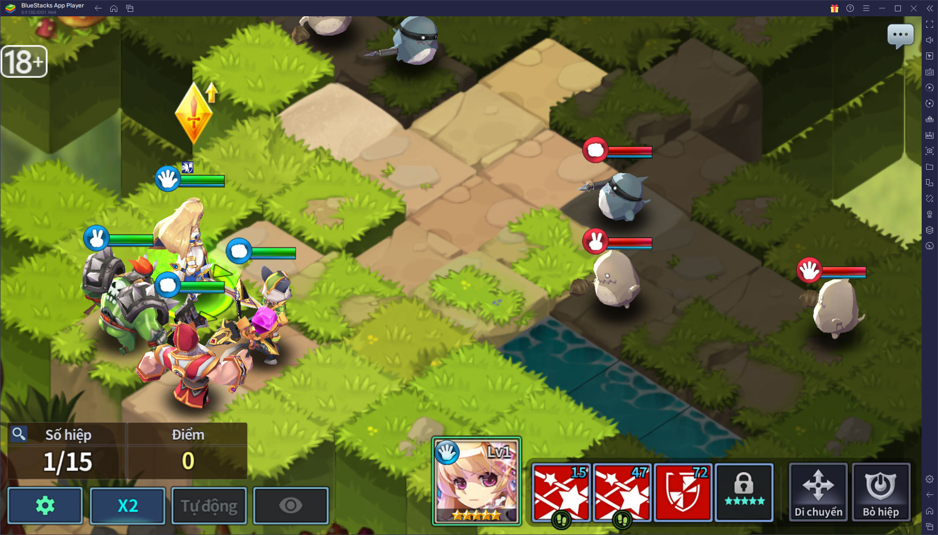 Cùng chơi Super Fantasy War trên PC với BlueStacks