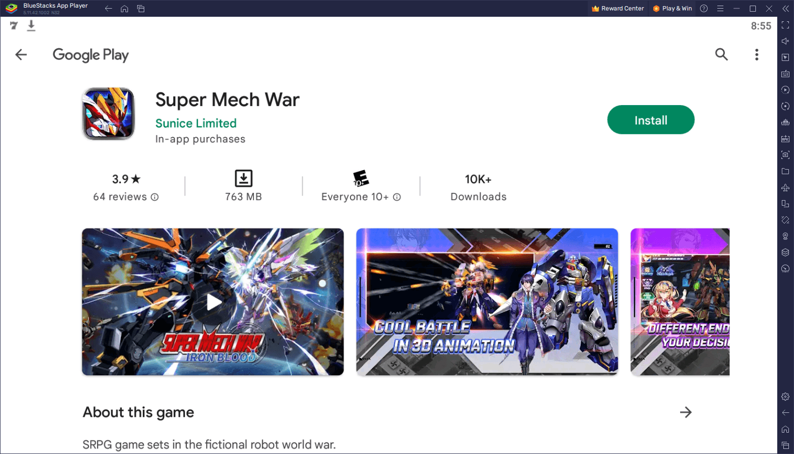 How to Play Super Mech War on PC with BlueStacks