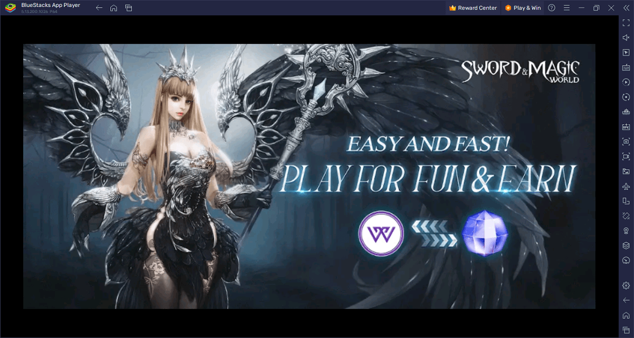 How to Play Sword and Magic World on PC with BlueStacks