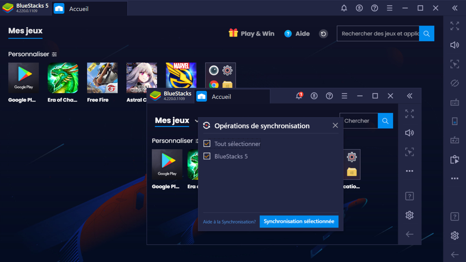 Les fonctionnalités BlueStacks - Du gameplay décuplé avec le synchronisateur d’instances