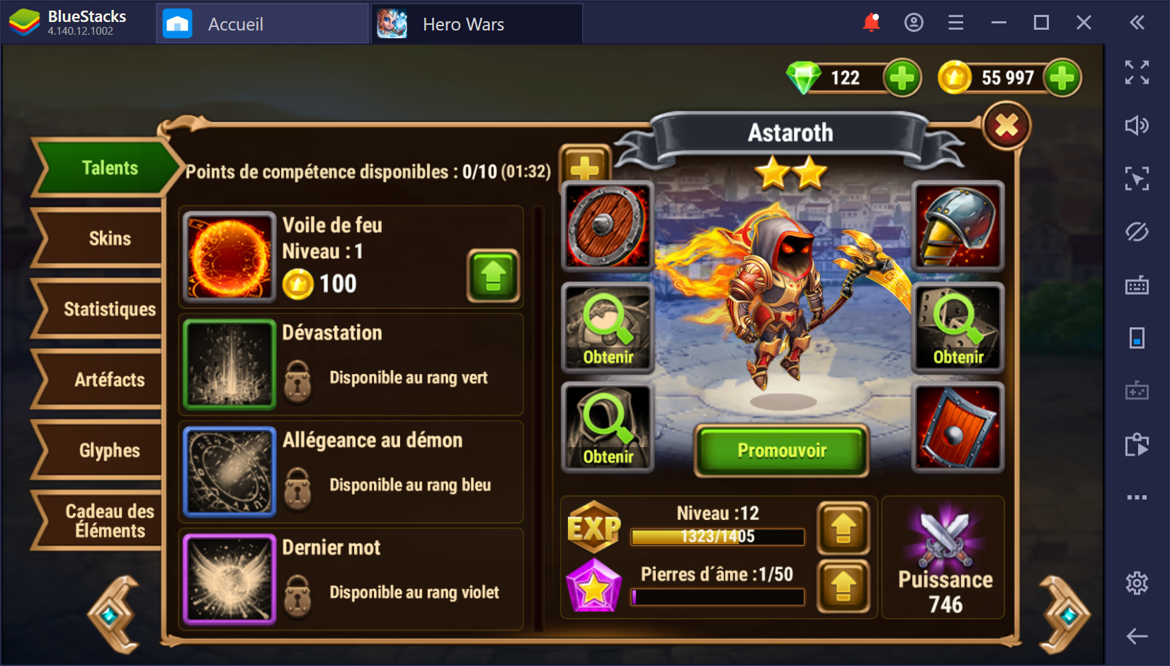 Sélectionnez les meilleurs héros et utilisez tout leur potentiel dans
