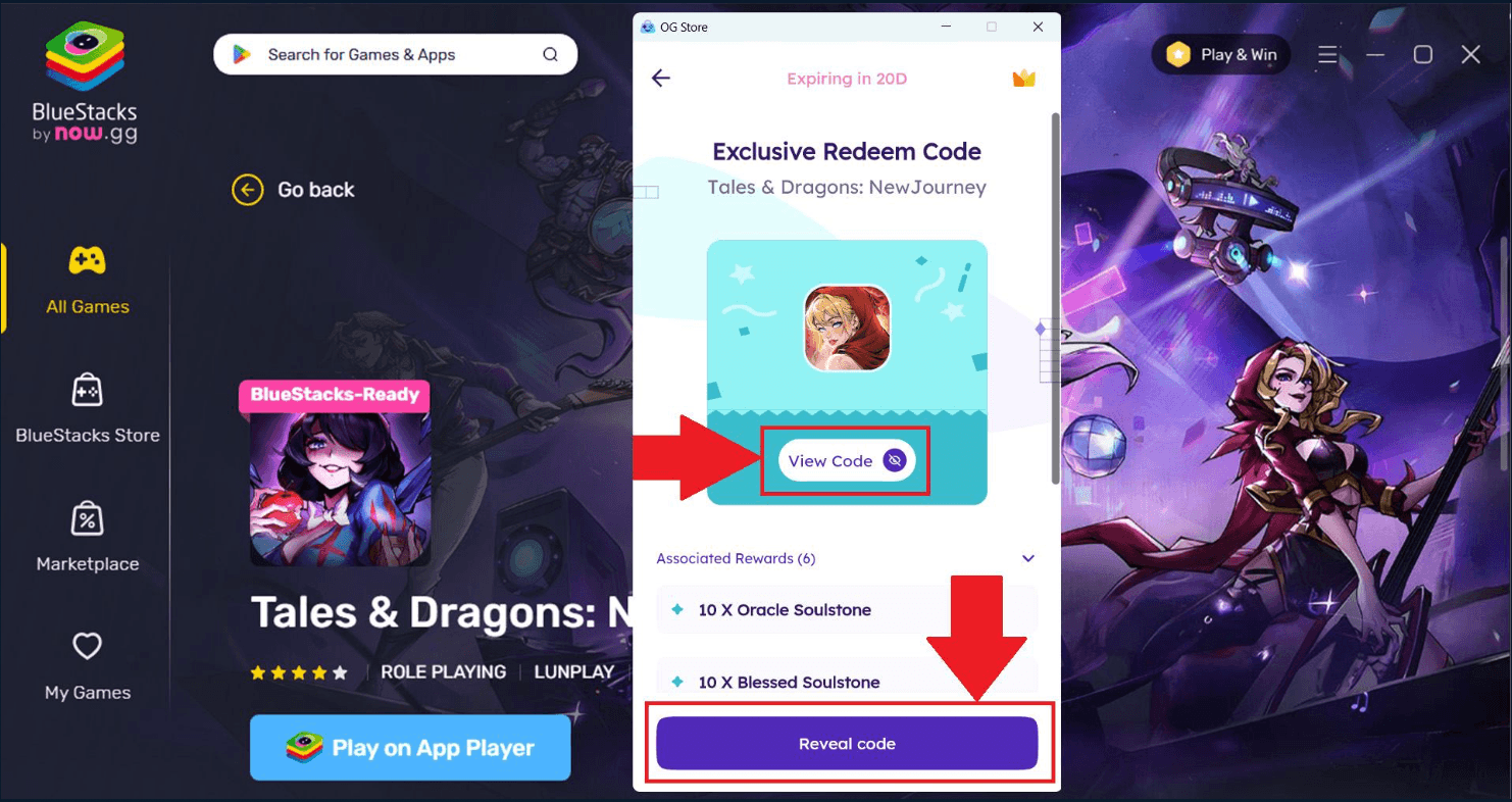 Codes de Récompense Exclusifs pour Tales &amp; Dragons: New Journey