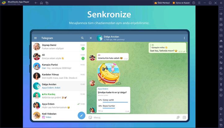 BlueStacks ile Telegram Hesap Silme Rehberi