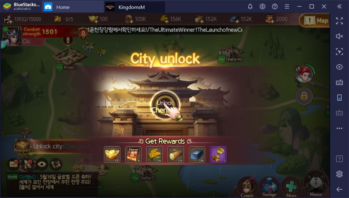 Three Kingdoms M: How to Level Your OR Fast