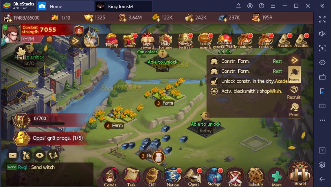 Three Kingdoms M: How to Level Your OR Fast