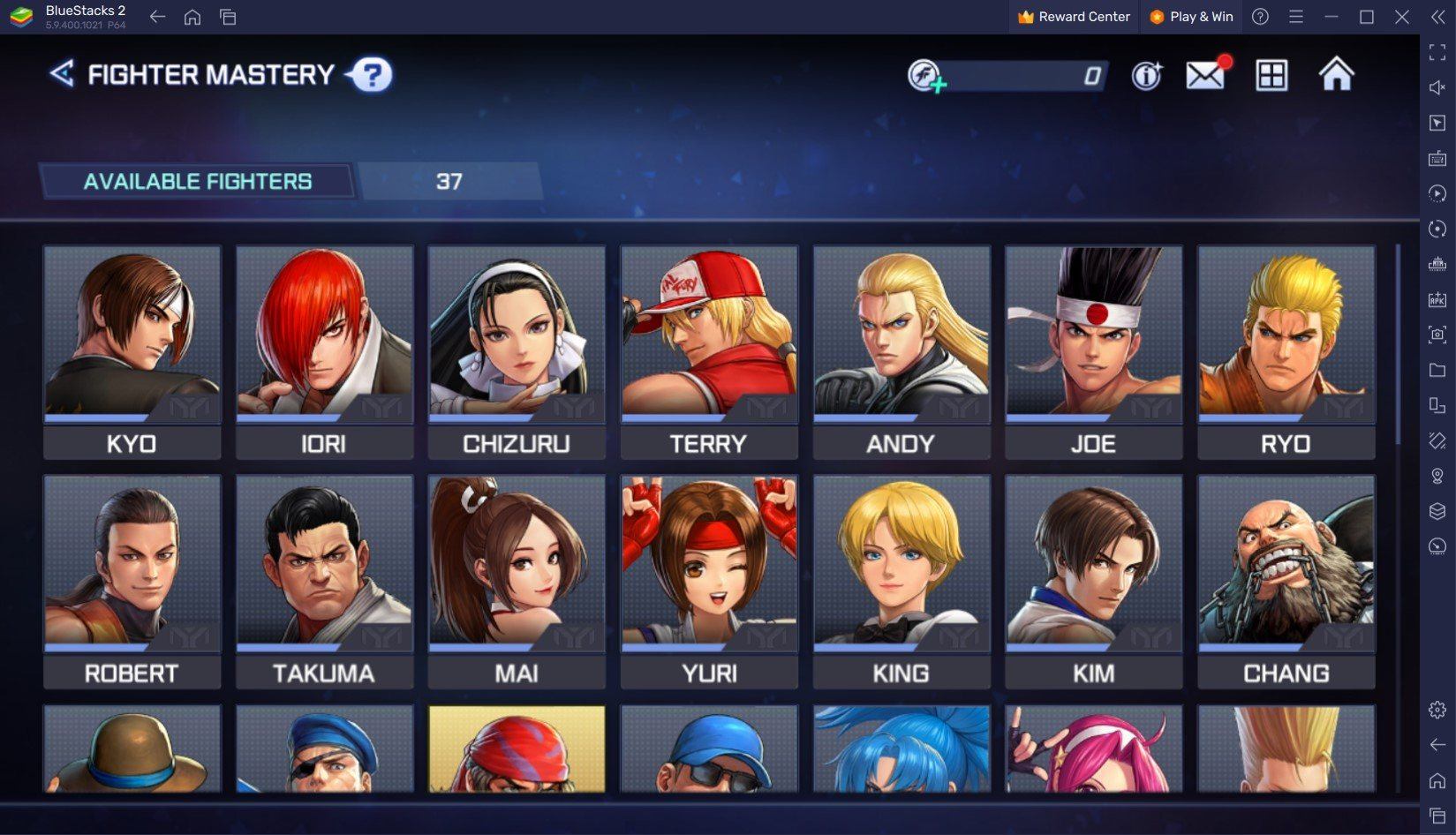 The King of Fighters ARENA Tierliste für die besten Kämpfer