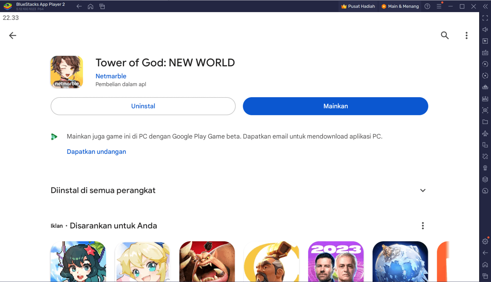Cara Mudah Memainkan Tower of God: New World di PC Dengan BlueStacks