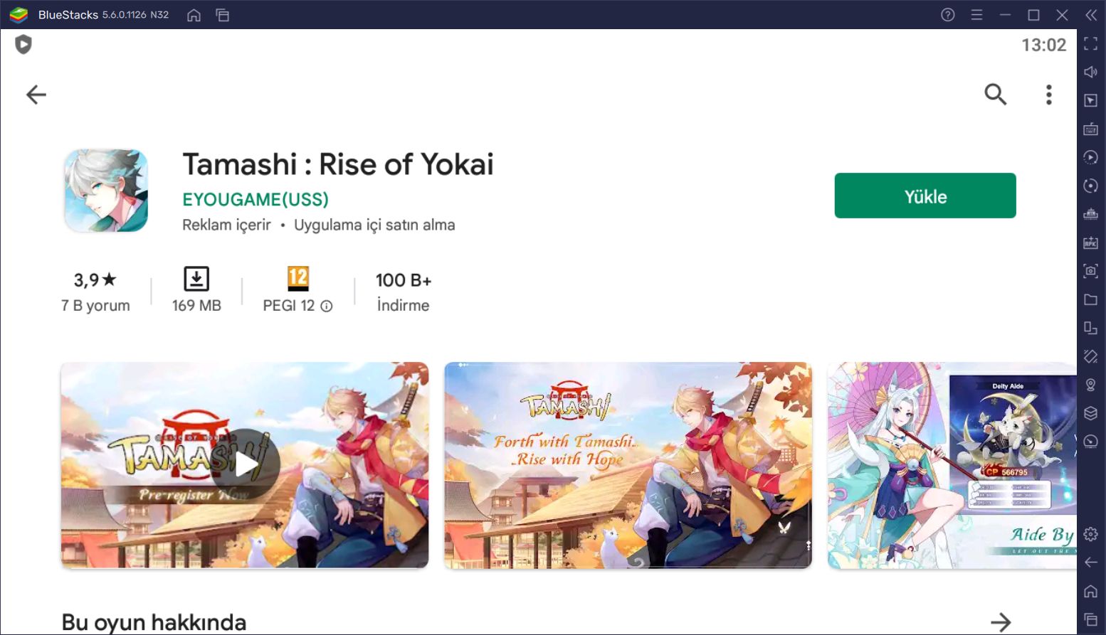 Tamashi: Rise of Yokai BlueStacks ile PC’de Nasıl Oynanır?