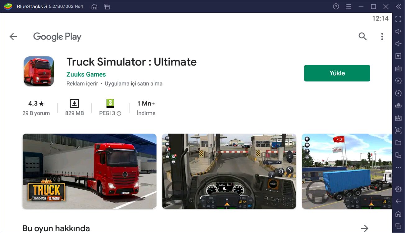 Truck Simulator: Ultimate İçin BlueStacks Kurulum Rehberi