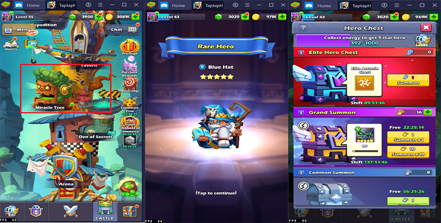 Upgrade Guide How To Empower Your Favorite Hero In Tap Tap Heroes Bluestacks