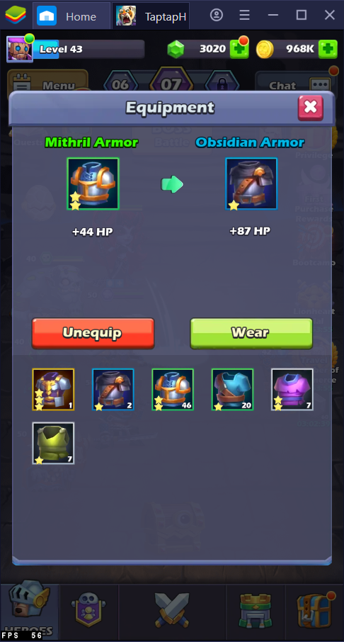 Upgrade Guide - How to empower your favorite hero in Tap Tap Heroes