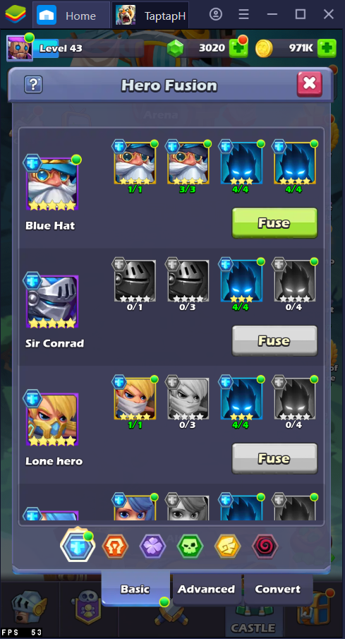 Upgrade Guide - How to empower your favorite hero in Tap Tap Heroes