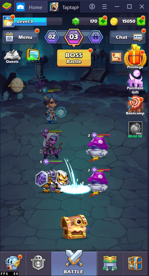 Save Mystia from Evil - How to play Tap Tap Heroes on PC with BlueStacks