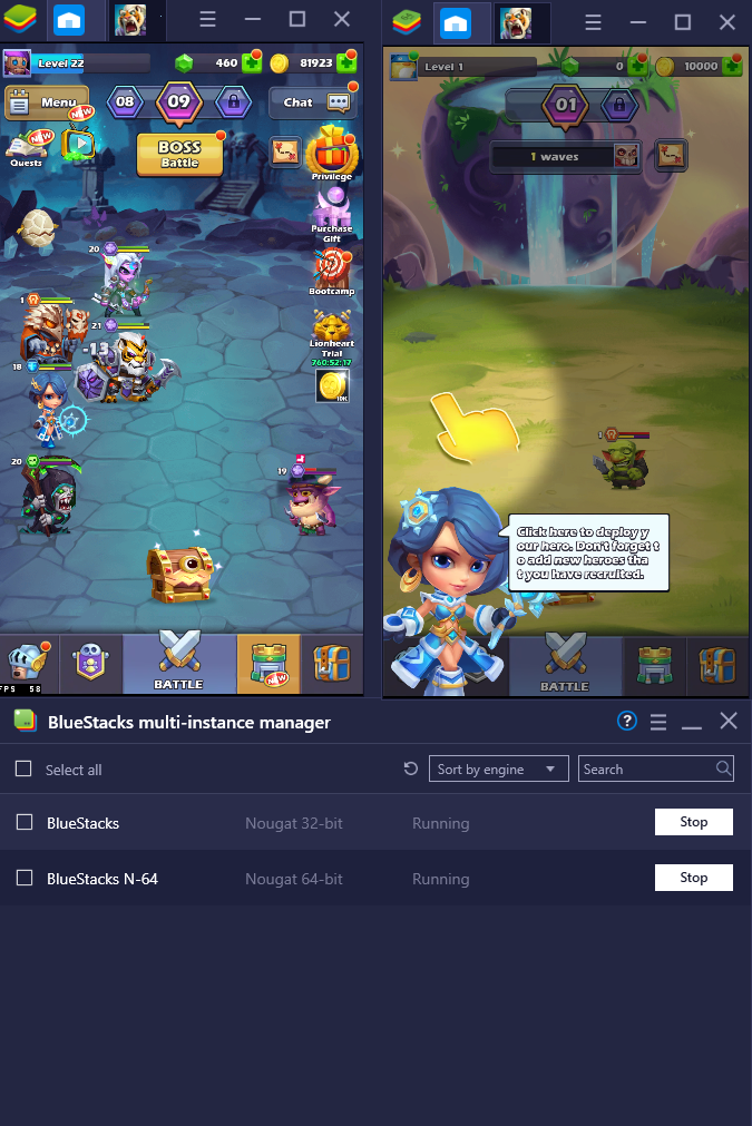 Save Mystia from Evil - How to play Tap Tap Heroes on PC with BlueStacks