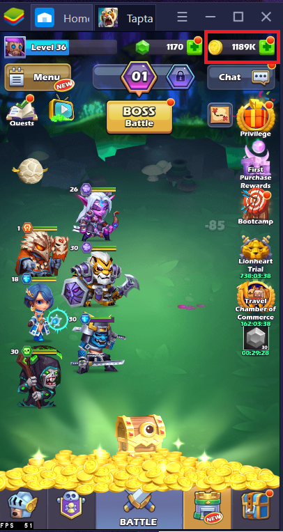 Where and How to Farm More Gold and Purple Souls in Tap Tap Heroes
